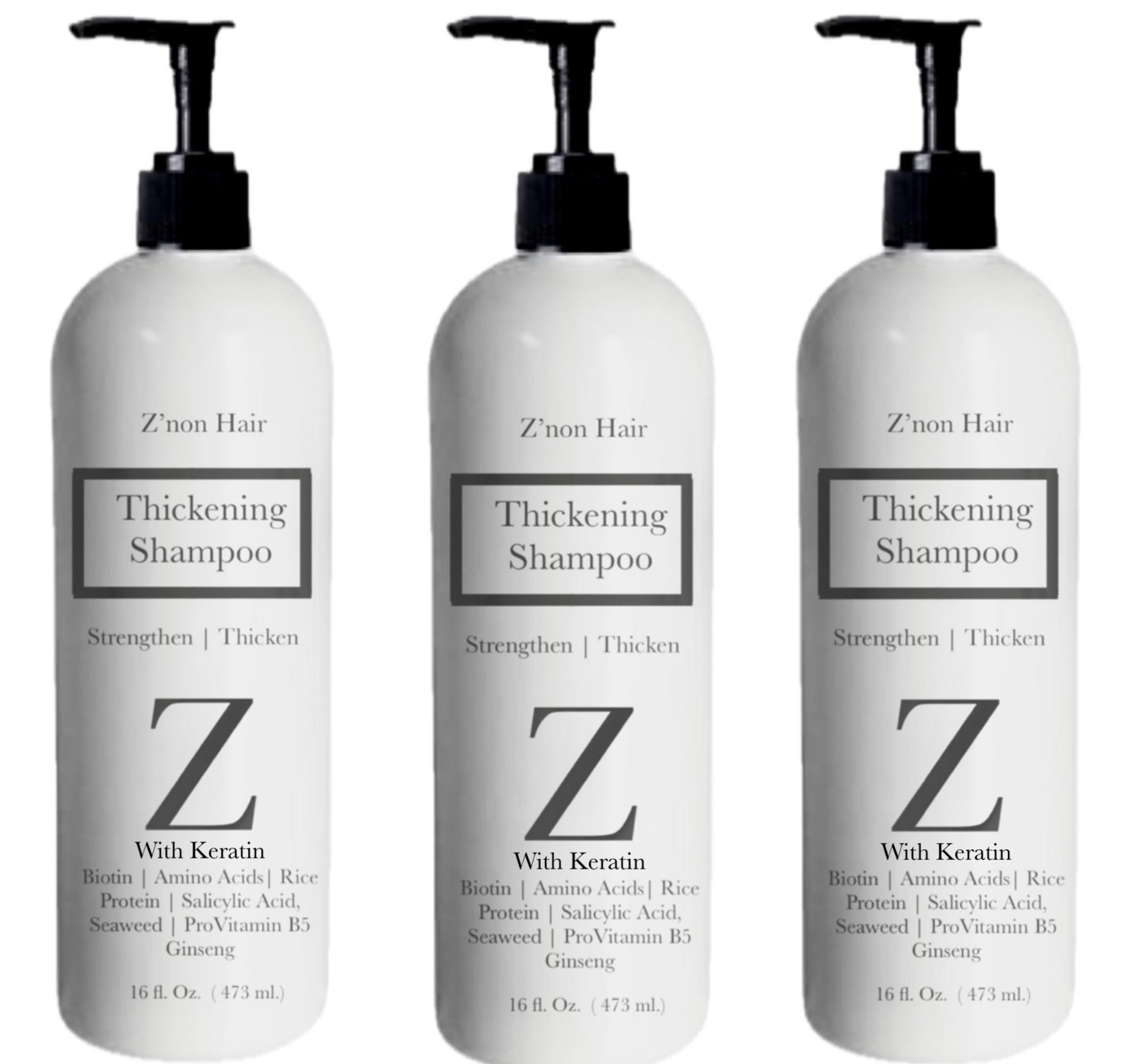 Thickening Shampoo With Keratin and Biotin